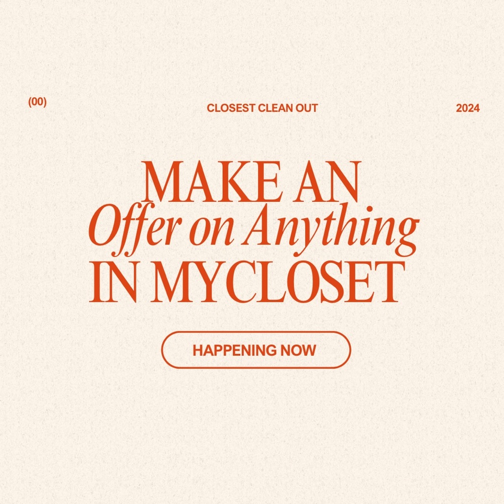 Sale! Sale! Sale! Shoot me an offer! I can’t say yes if you don’t ask!